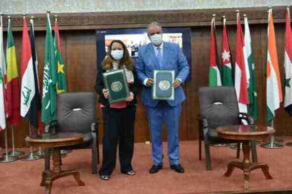 Signing ceremony of a cooperation agreement between the Bayt Mal Alquds Agency and ICDT